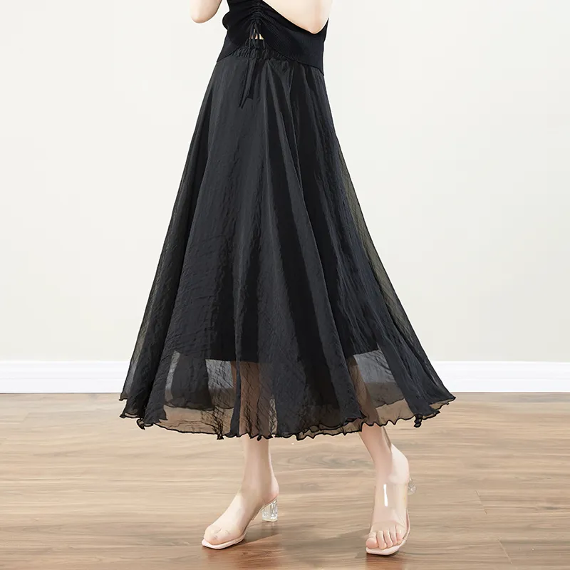 TOUCH Casual Long Skirts Women's-11