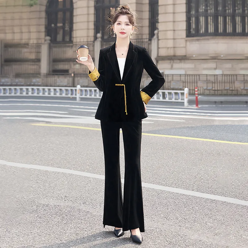 Cypress House Casual Suit Women's Black-1