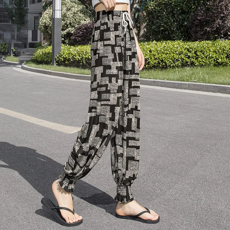 Cypress House Casual Pants Women's Black Rice Square-5