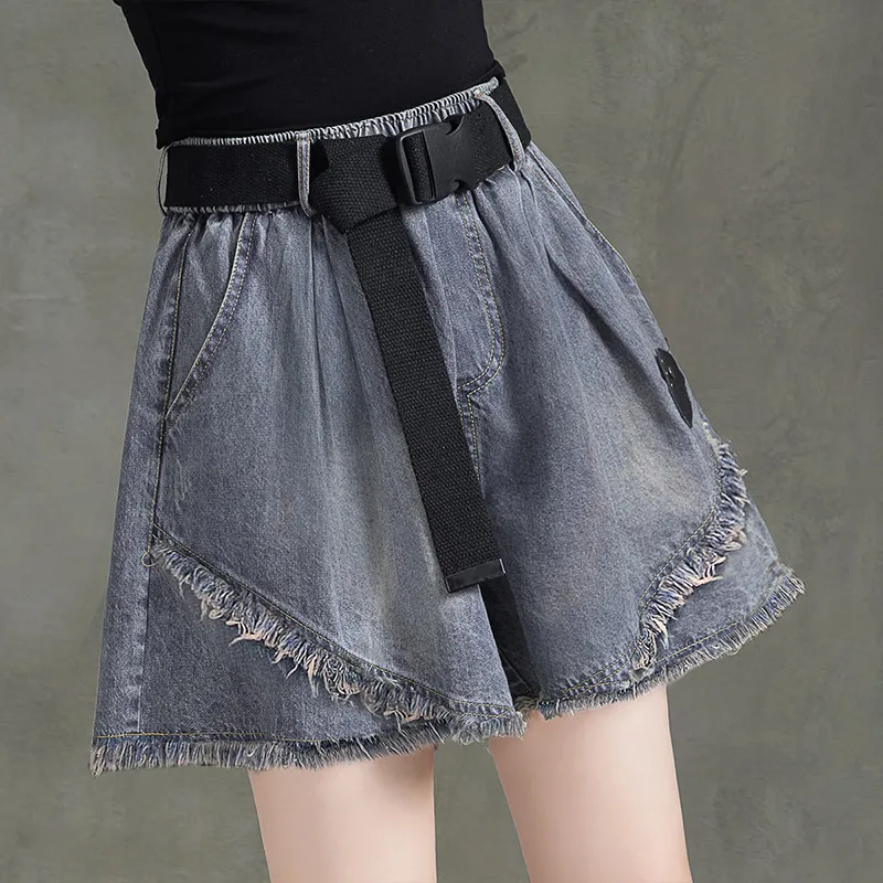 Cypress House Denim Shorts Women's Vintage Dark Blue-3