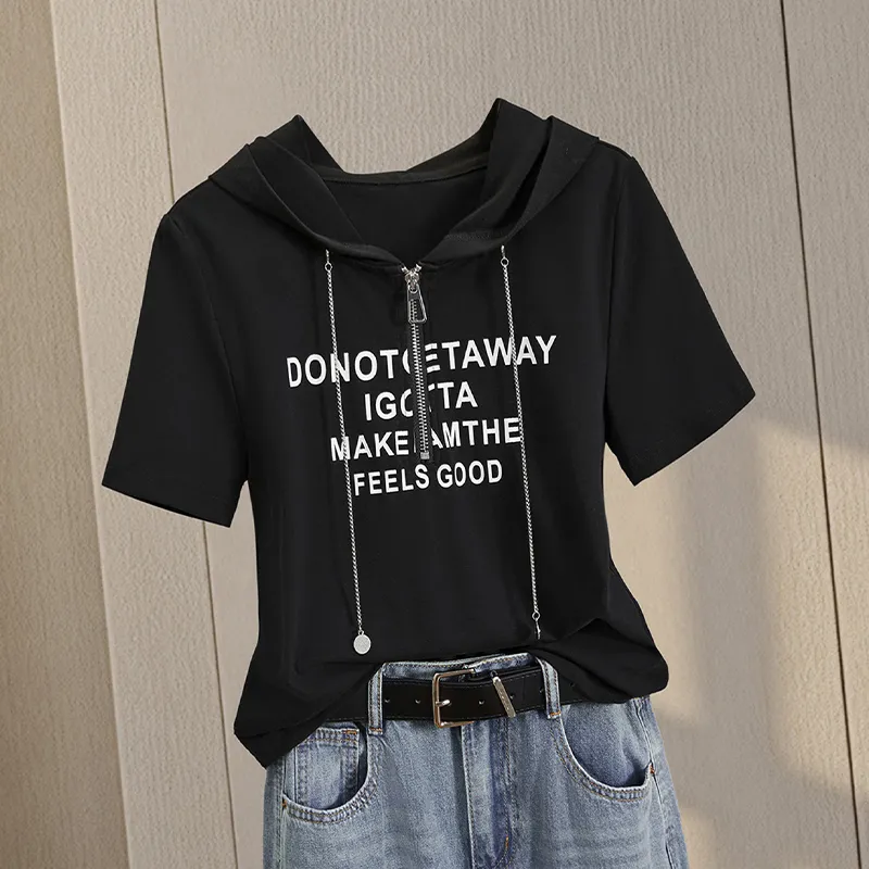 TOUCH T Shirts Women's Black-3