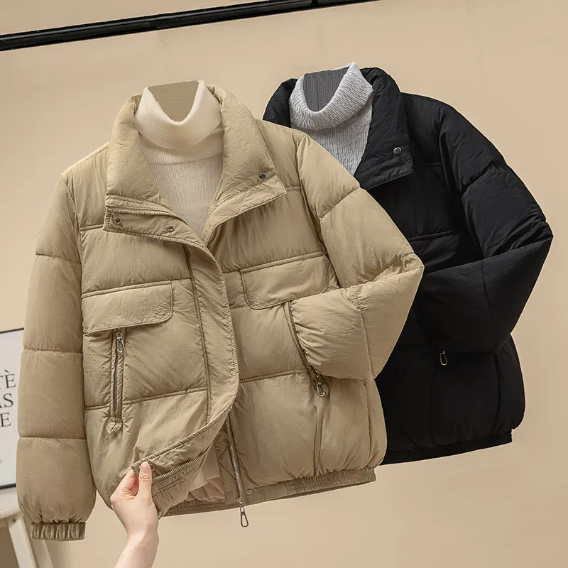 Cypress House Puffer Jacket Women's Khaki-2
