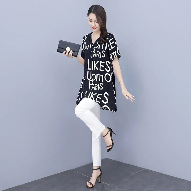 Cypress House Shirt Women's Black Background With White Lettering-2