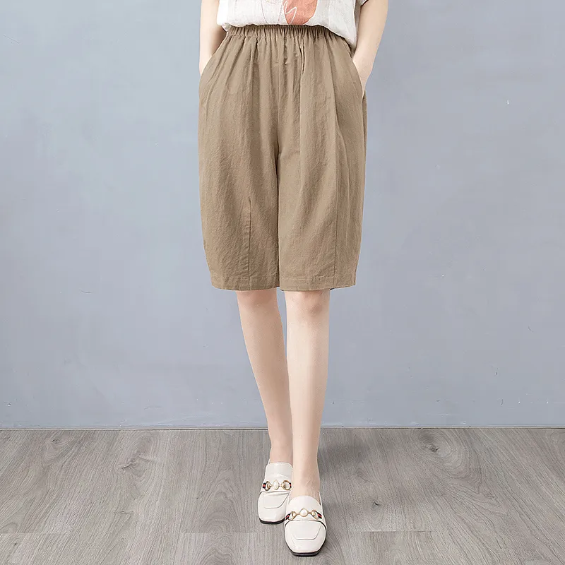 Cypress House Casual Shorts Women's Dark Khaki-4