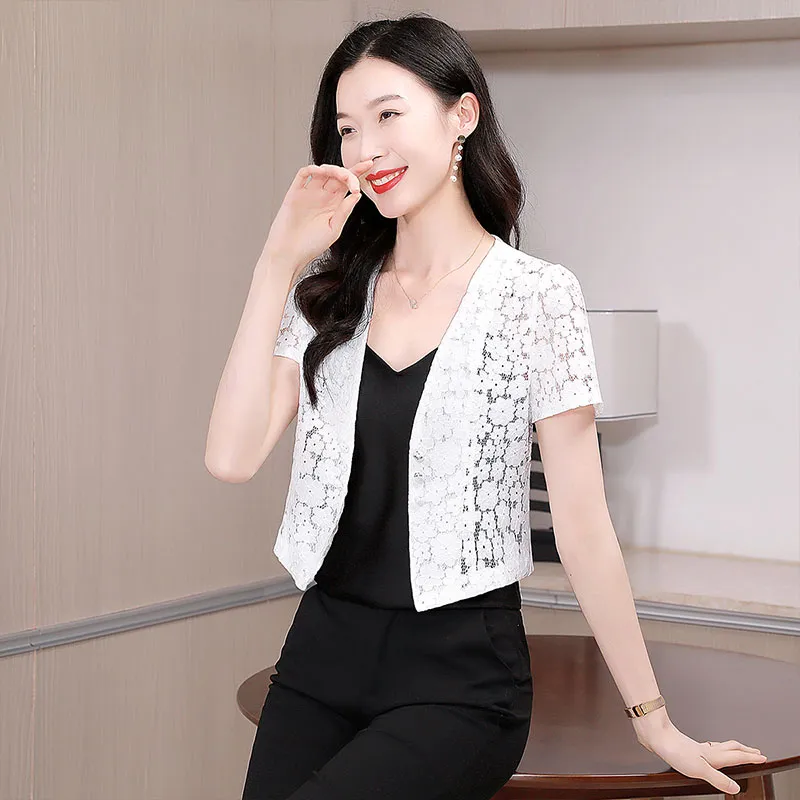 Cypress House Cropped Coat Women's White-4