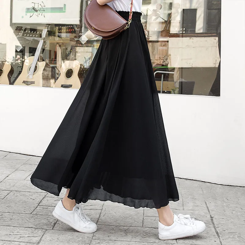 Cypress House Casual Long Skirts Women's Black-6