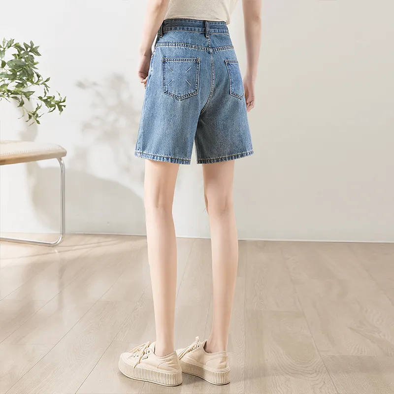 Cypress House Denim Shorts Women's Light Blue-3