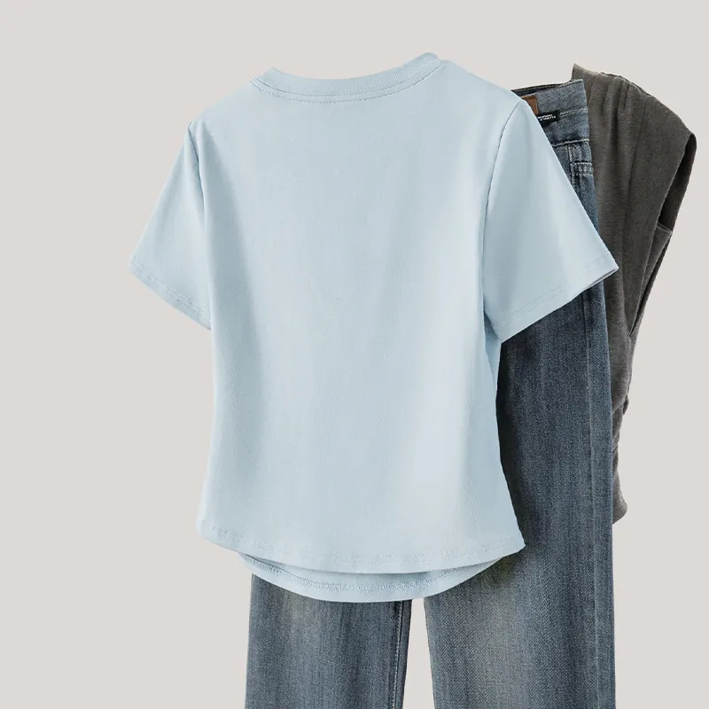 TOUCH T Shirt Women's Light Blue-3
