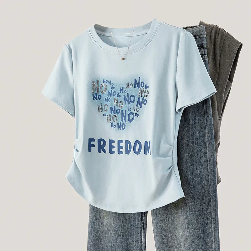 TOUCH T Shirt Women's Light Blue-2