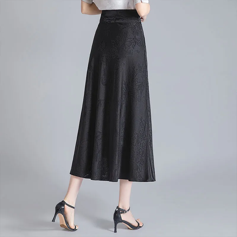 Cypress House Casual Long Skirts Women's Black-3