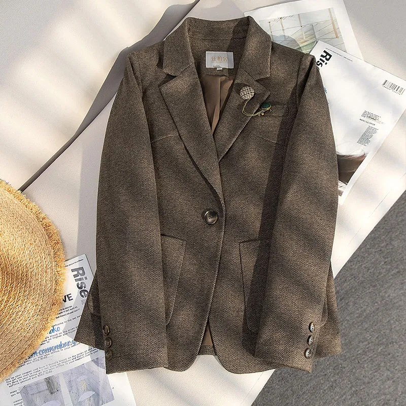 Cypress House Business Suit Women's Dark Coffee-3