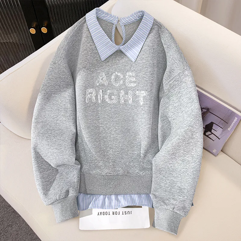 Cypress House Sweatshirt Women's Light Gray-1