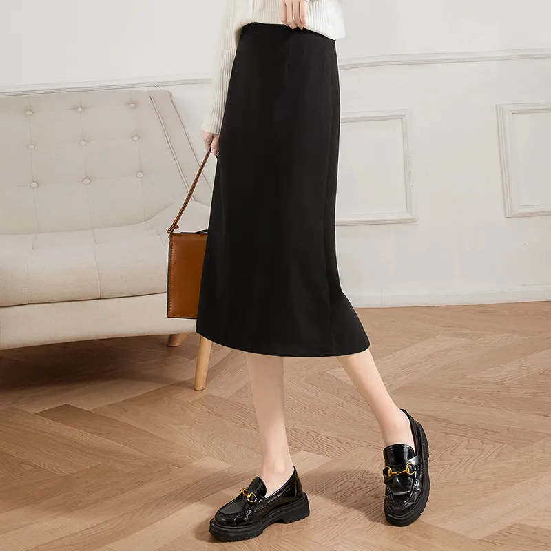 Cypress House Casual Long Skirt Women's Black-6