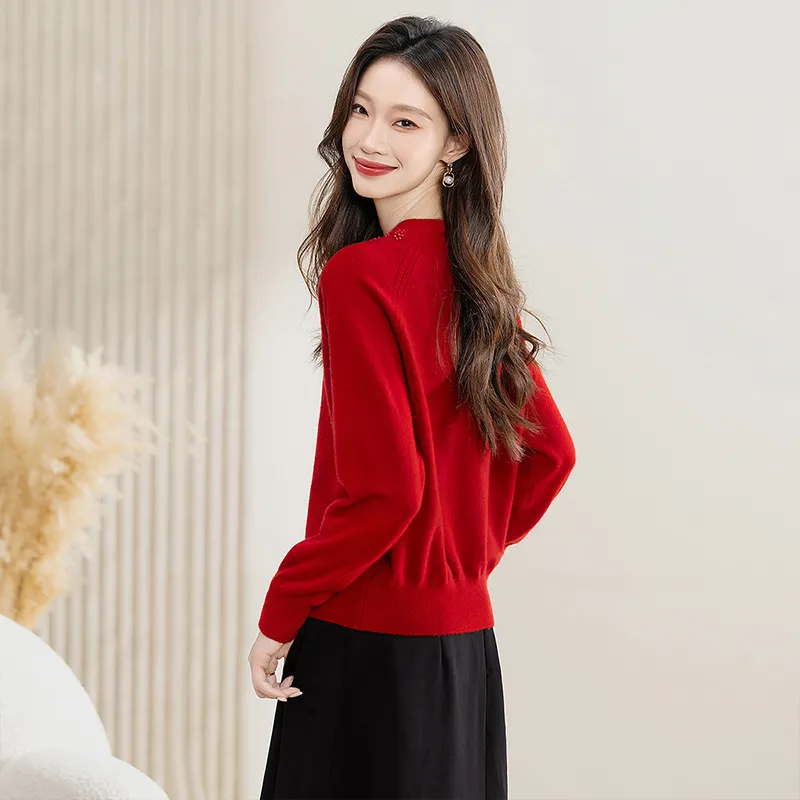 Cypress House Knitwear Women's Red-2