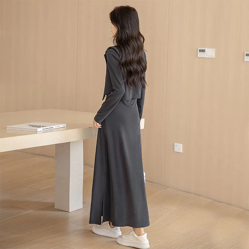 Cypress House Skirt Set Women's Dark Gray-3