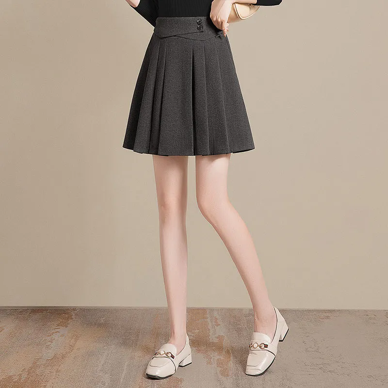Cypress House Casual Short Skirts Women's Dark Gray-4