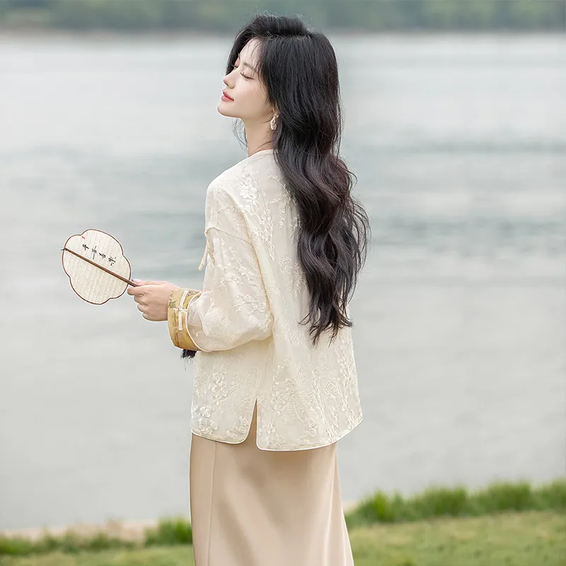 Cypress House Cropped Coats Women's Beige-2