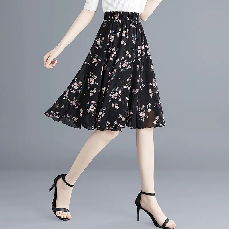 TOUCH Casual Long Skirts Women's-9
