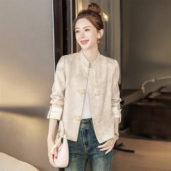 Cypress House Cropped Coat Women's Champagne