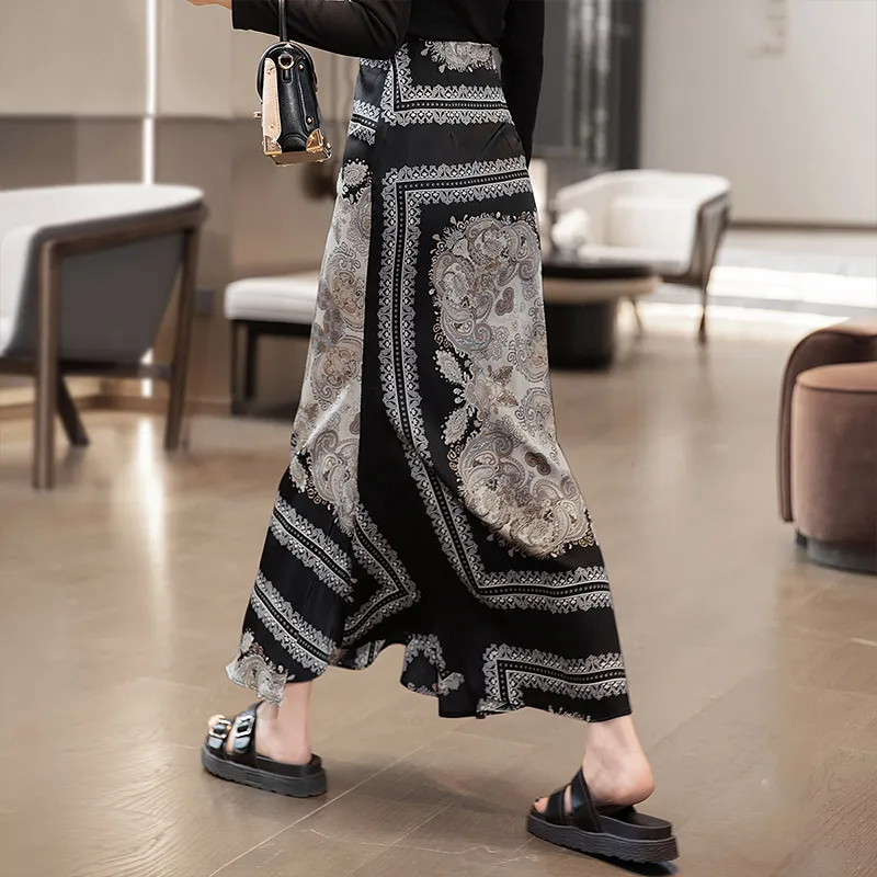 Cypress House Casual Long Skirt Women's Black-6