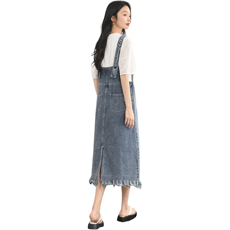 TOUCH Sleeveless Dress Women's Light Blue-1