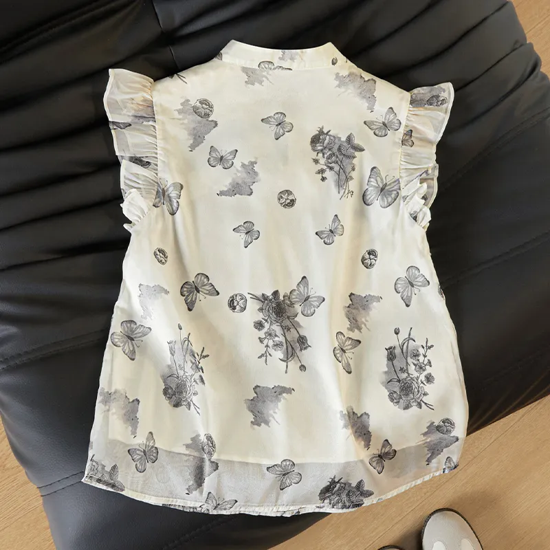 TOUCH Shirt Women's Beige Heather Gray-3
