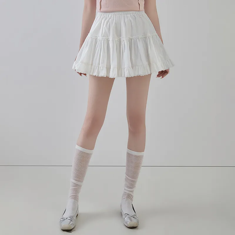 Cypress House Casual Short Skirts Women's White-4
