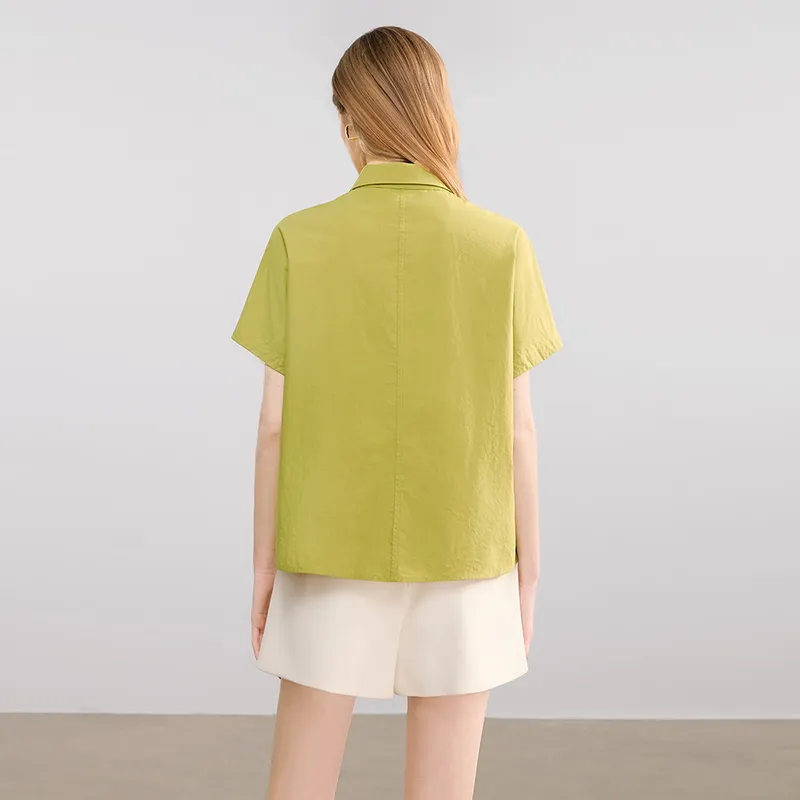 TOUCH Shirt Women's Yellow Green-2