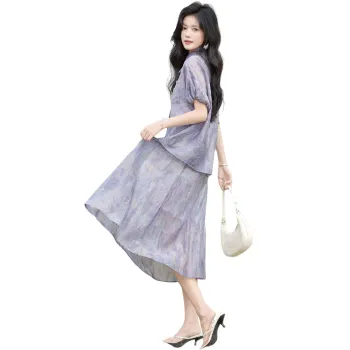 Cypress House Skirt Set Women's Monet Purple