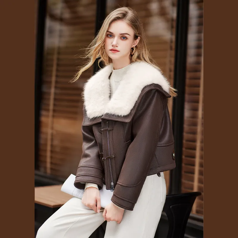 TOUCH Down Jacket Women's Dark Coffee-7