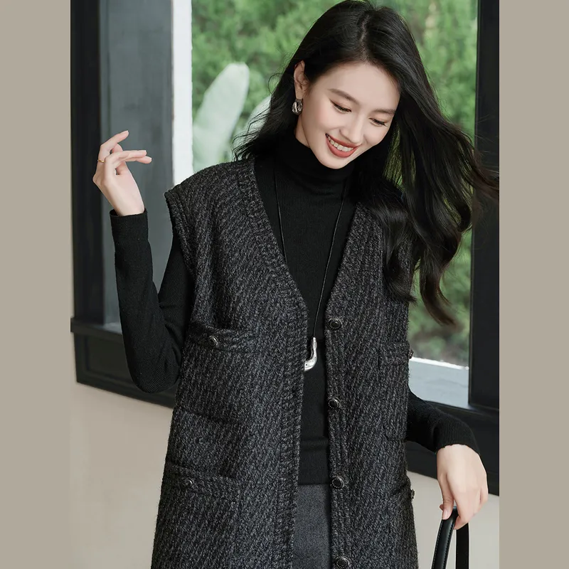 Cypress House Vest Women's Black Gray-6