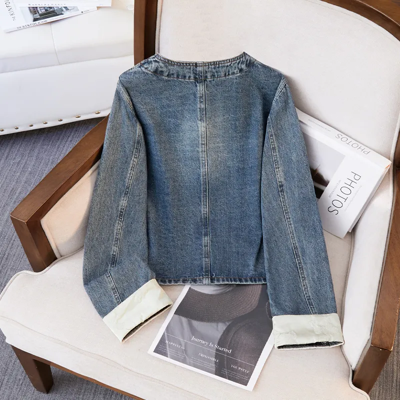 TOUCH Denim Jacket Women's Light Blue-3
