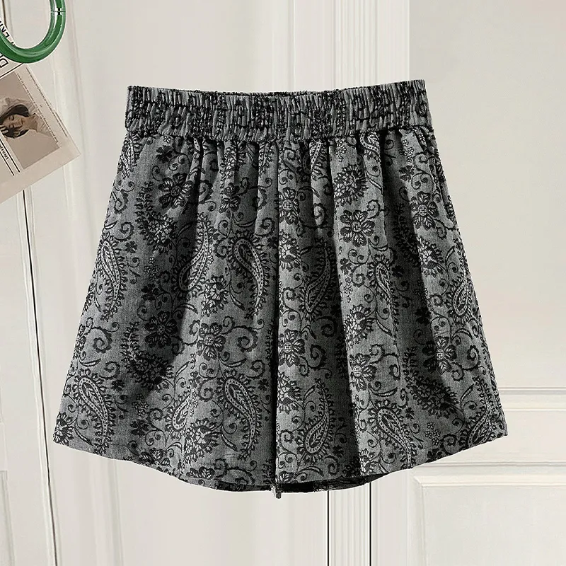 TOUCH Casual Shorts Women's Gray Heather-4