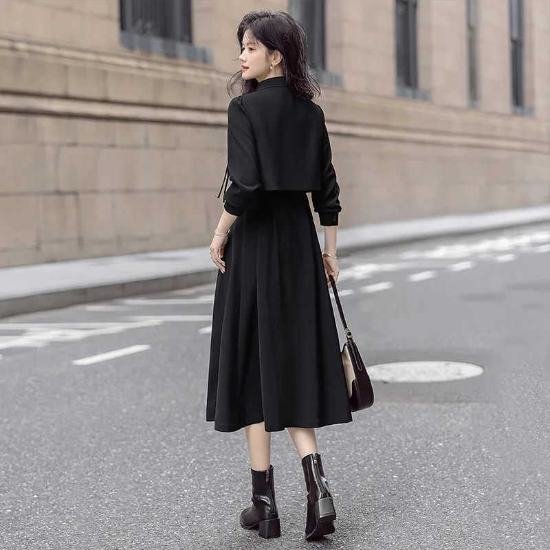 Cypress House Skirt Set Women's Black-3