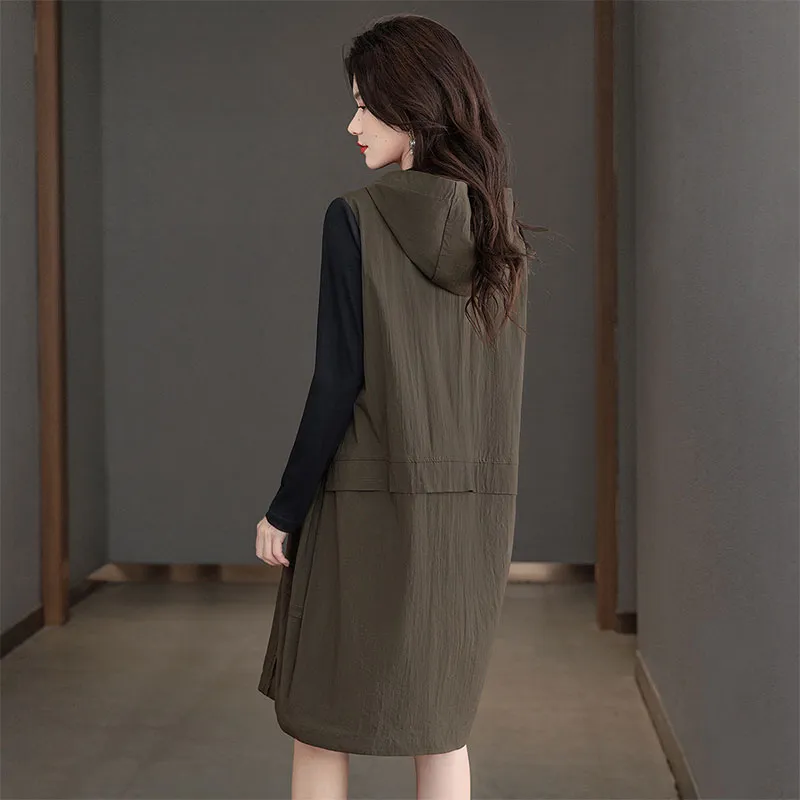 Cypress House Long Sleeved Dress Women's Army Green-3