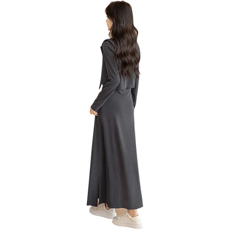 Cypress House Skirt Set Women's Dark Gray-1