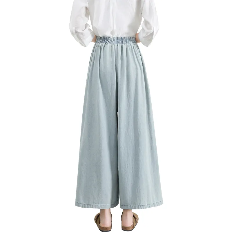 TOUCH Casual Pants Women's Light Blue-1
