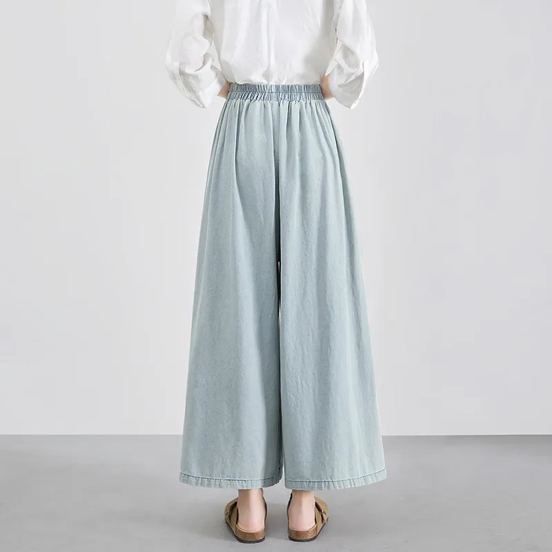 TOUCH Casual Pants Women's Light Blue-3
