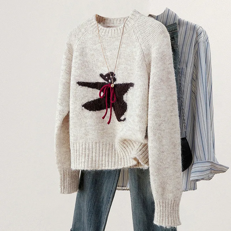 TOUCH Sweater Women's Oat Beige-2
