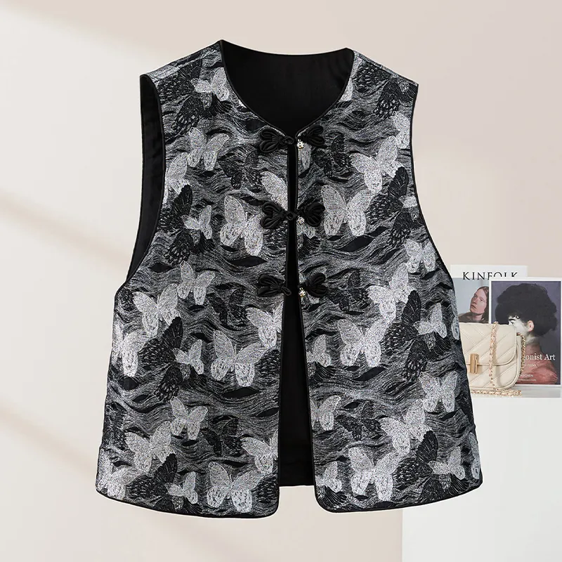 TOUCH Vest Women's Silver Black-2