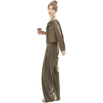 Cypress House Casual Suit Women's Khaki Green