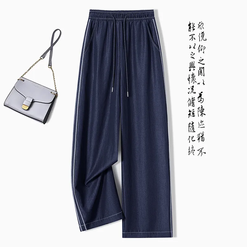 TOUCH Casual Pants Women's Dark Blue-2