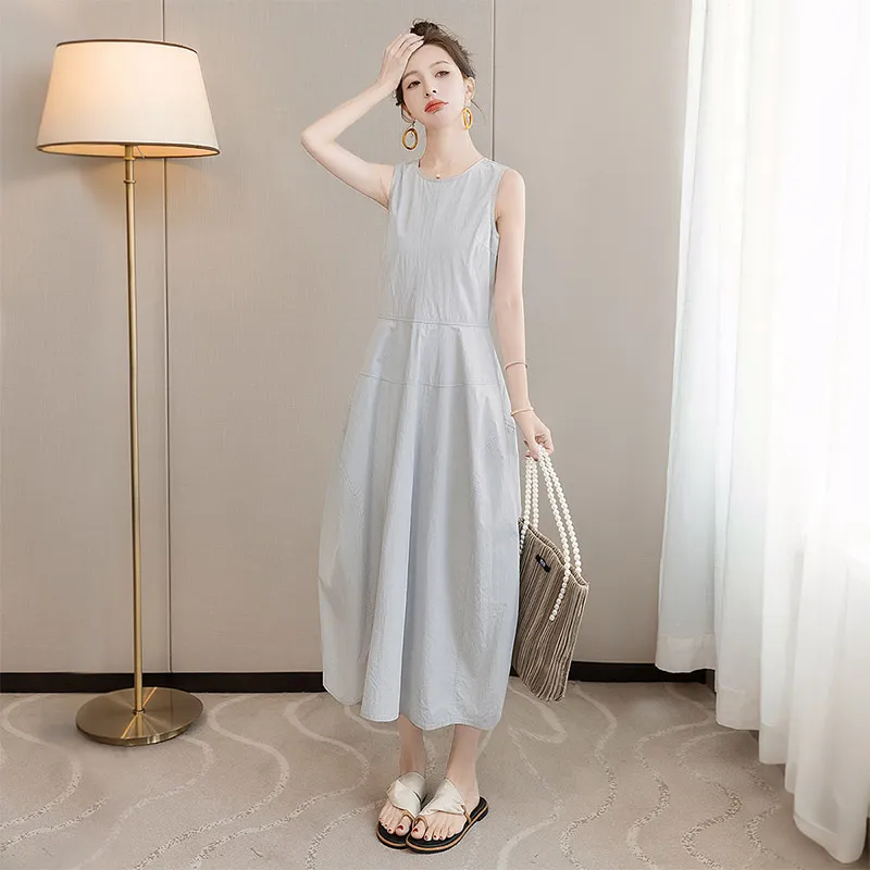 Cypress House Sleeveless Dress Women's Light Gray-2