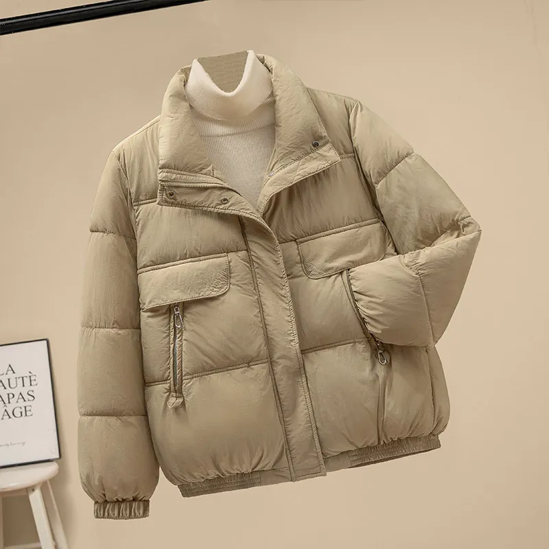 Cypress House Puffer Jacket Women's Khaki-4