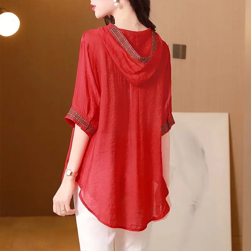 Cypress House Shirt Women's Red-3