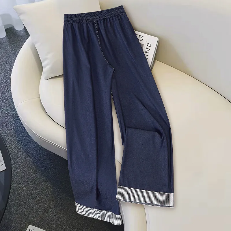 TOUCH Casual Pants Women's Dark Blue-3