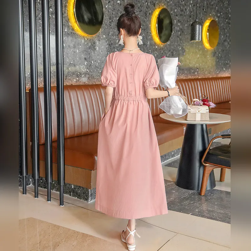 Cypress House Short Sleeved Dress Women's Pink-1