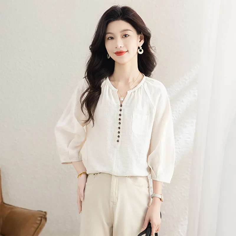 Cypress House Shirt Women's Beige-1