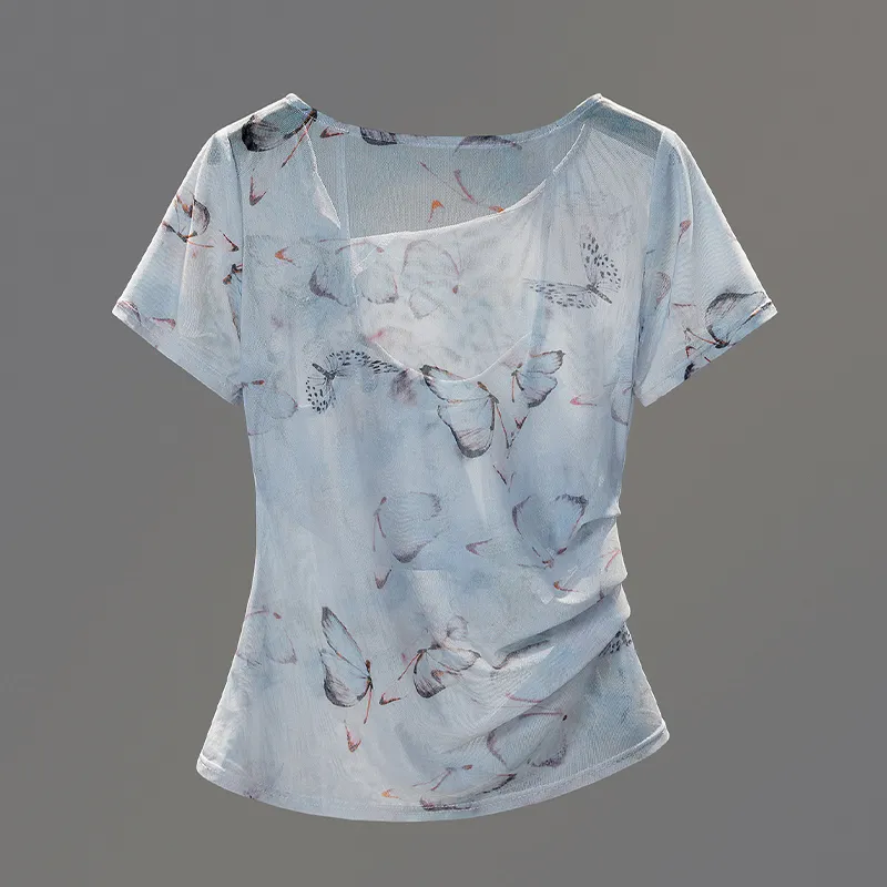 TOUCH T Shirt Women's Light Blue-3