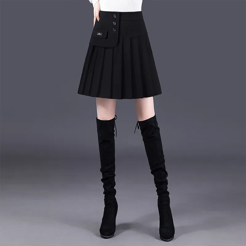 Cypress House Casual Short Skirts Women's Black-2